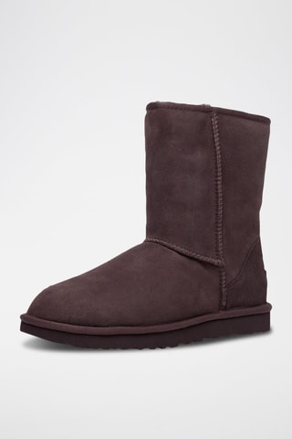 Stivaletti in pelle di montone Classic Short II - Marrone