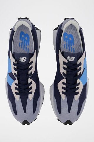 Sneakers in pelle scamosciata MS327-BF - Blu