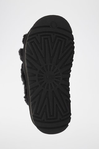 Sandali in camoscio e pelle di montone Disco Cross Slide - Nero