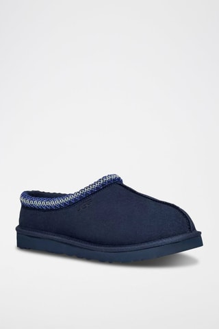 Pantofole imbottite in pelle scamosciata Tasman - Blu notte