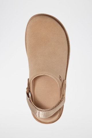 Ciabatte in pelle scamosciata Goldenstar - Beige