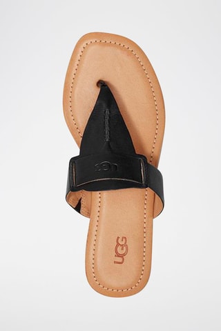 Infradito in pelle Gaila - Nero