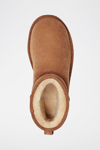 Stivaletti in pelle scamosciata - Cammello