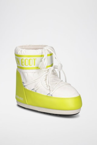 Stivaletti Icon Low in nylon - Bianco verdier