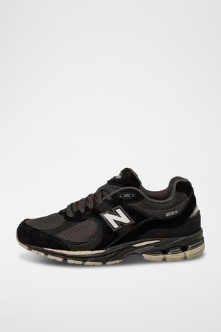 Sneakers in pelle scamosciata e mesh U2002 - Nero
