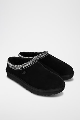 Pantofole in pelle scamosciata W TASMAN II - Nero