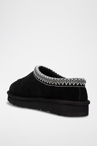 Pantofole in pelle scamosciata W TASMAN II - Nero