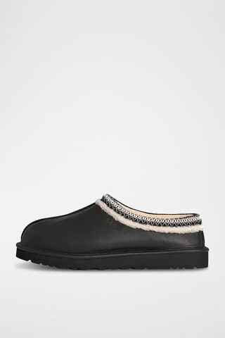 Pantofole in pelle Tasman - Nero