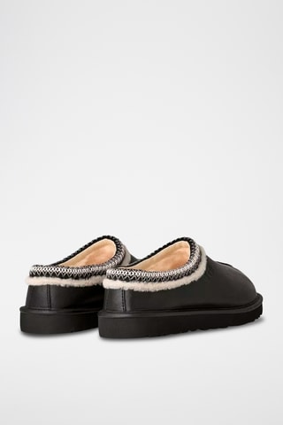 Pantofole in pelle Tasman - Nero