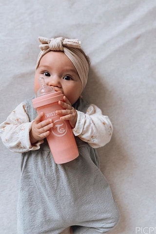 Biberon anti-colique sans BPA en silicone - Dès 2 mois - 260 ml