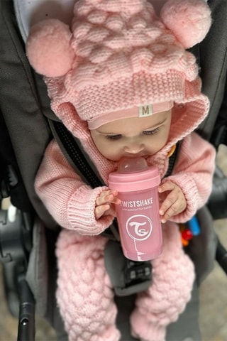 Biberon anti-colique sans BPA en silicone - Dès la naissance - 180 ml