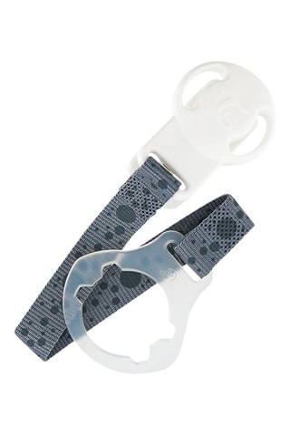 Attache-sucette - Gris pastel