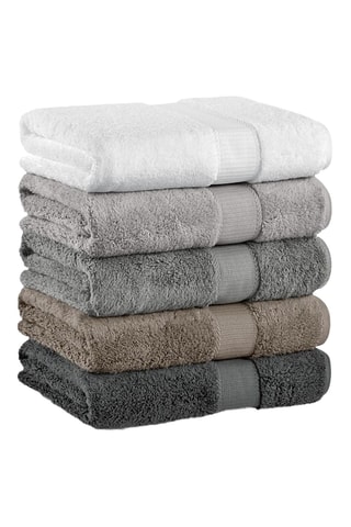 Serviette de bain Fancy - Gris foncé - 76 x 142 cm