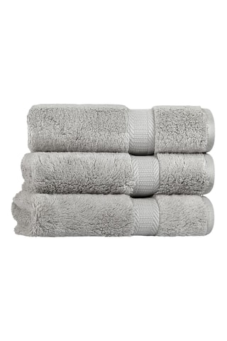 Serviette de bain Fancy - Gris clair - 76 x 142 cm