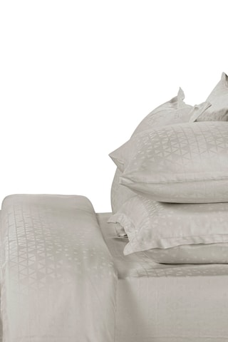 Parure de couette en fibres de bambou Sham - Blanc