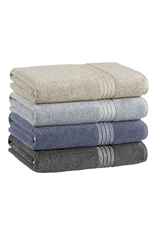 Drap de douche Antique - Gris foncé - 76 x 142 cm