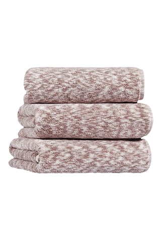 Toalha Grade - Rosa e branco - 70 x 140 cm