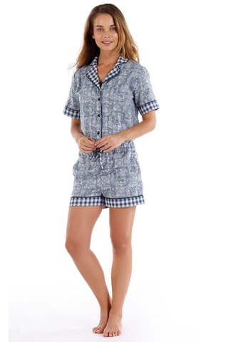 Combishort Laura - Bleu cobalt