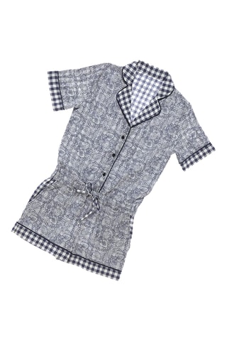 Combishort Laura - Bleu cobalt