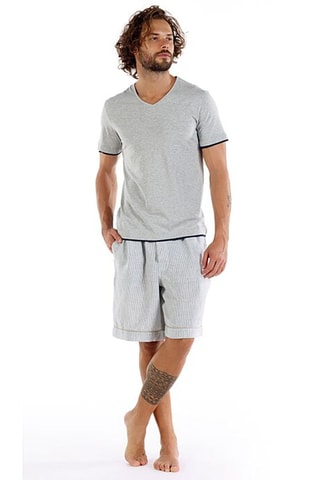 Pyjama en lin Charles - Gris