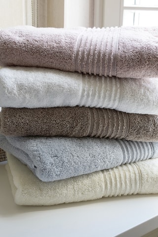 Drap de douche Downtown - Blanc - 70 x 140 cm