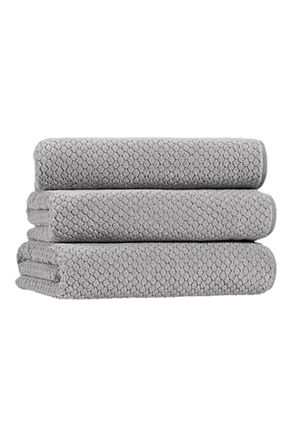 Toalha Punto - Cinzento-claro - 50 x 90 cm