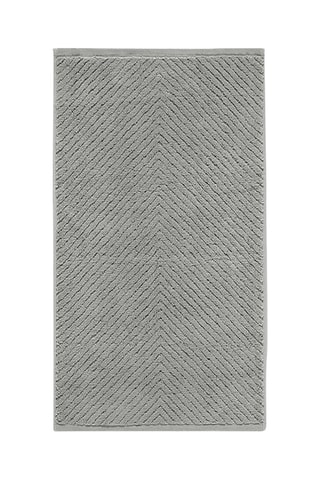 Serviette de bain Chevron - Gris - 76 x 142 cm