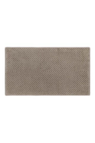 Serviette de bain Chevron - Taupe - 76 x 142 cm