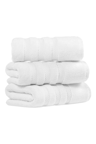 Serviette de bain Kinsey - Blanc - 70 x 140 cm