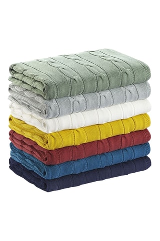 Plaid Messina - Bleu marine - 130 x 170 cm