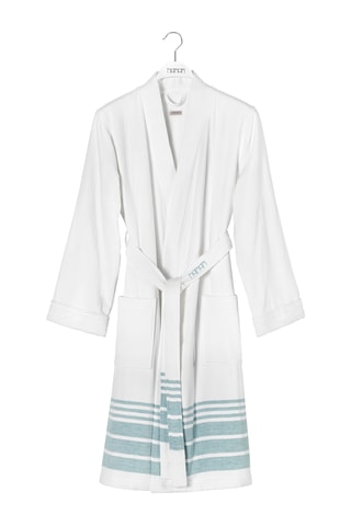 Peignoir Marine - Blanc