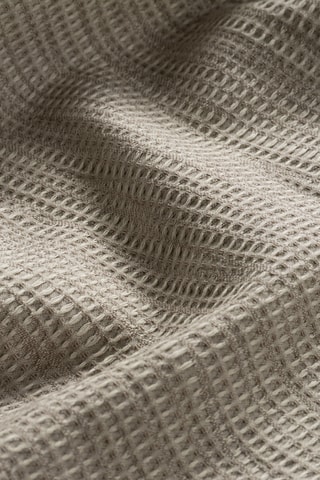 Taie d’oreiller en coton Ephesus Waffle - Beige