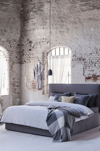 Taie d’oreiller en coton Cloud - Gris