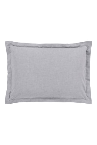 Taie d’oreiller en coton Cloud - Gris