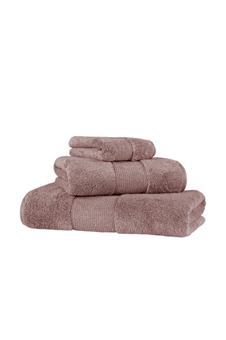 Toalha de duche em algodão biológico Ash - Castanho -­ 70 x 140 cm