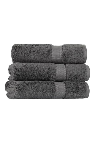 3 serviettes invité Fancy - Noir - 33 x 33 cm 