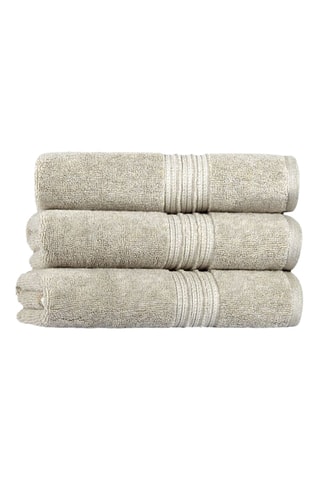 2 serviettes de toilette Antique - Beige - 40 x 71 cm