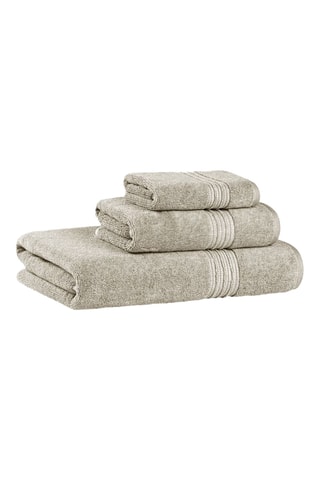 2 serviettes de bain Antique - Beige - 76 x 142 cm