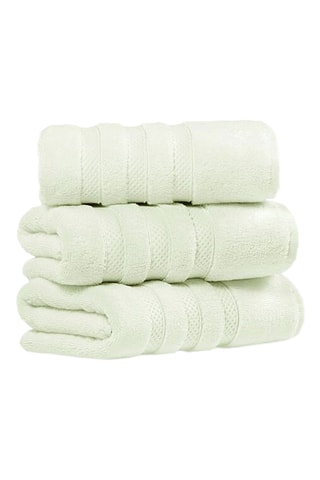 2 serviettes Kinsey - Ivoire - 30 x 70 et 70 x 140 cm