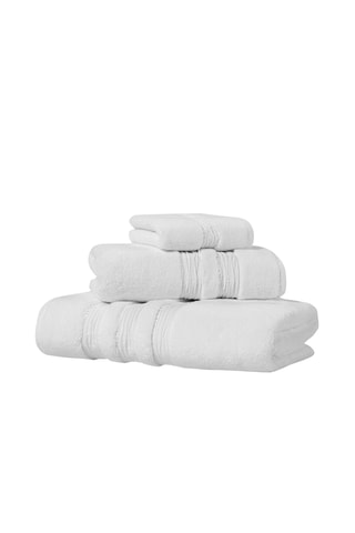 3 serviettes Nova - Blanc - 30 x 40, 50 x 100 et 70 x 140 cm