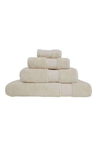 3 serviettes Mineral - Ecru - 30 x 40, 50 x 100 et 100 x 150 cm