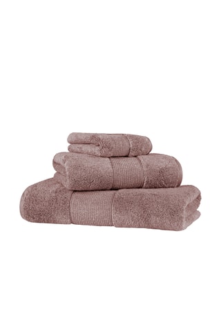 3 serviettes Ash - Rose - 30 x 40, 50 x 100 et 70 x 140 cm