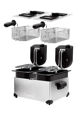 Friteuse double bac -  3600W - 6 l
