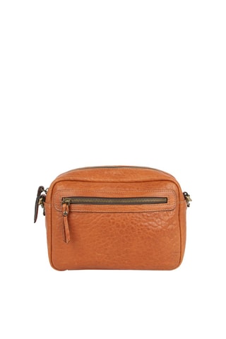 Sac bandoulière en cuir d'agneau Maelys - Camel