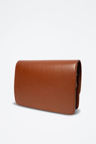 Sac bandoulière en cuir Gaya - Marron