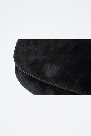 Sac porté épaule en nubuck Cyra  - Noir