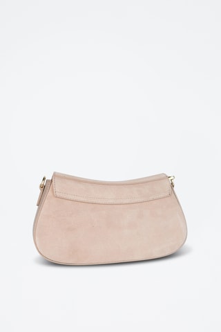 Sac porté épaule en nubuck Cyra  - Taupe