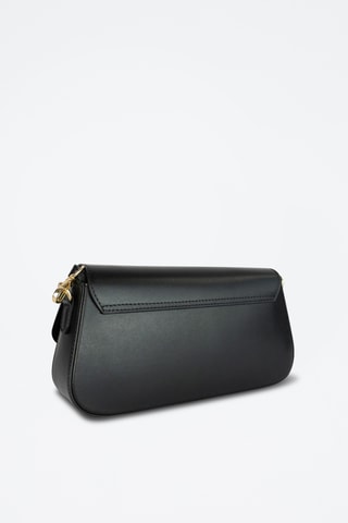 Sac bandoulière en cuir Lior  - Noir