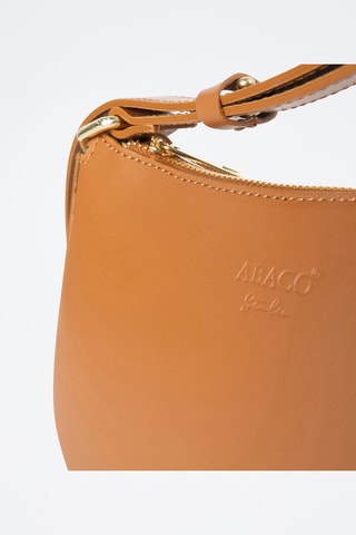 Sac porté épaule en cuir Juna  - Camel
