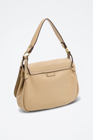 Sac bandoulière en cuir Jamily - Nude